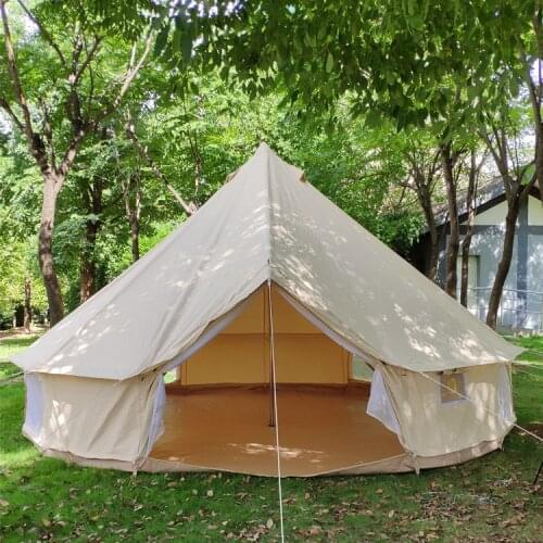 Large Bell-shaped Outdoor Wedding Camping Luxury Waterproof, Mildew And Fireproof Tent