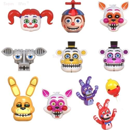 Single Movie Series Anime Figures Head accessories Building Blocks toys Series-144 WM6097 WM2017 WM2018 WM2019 WM2020
