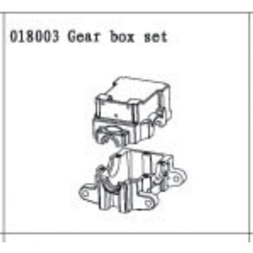 FS RC 018003 gear box set for FS 1/4 hammer kingkong monster truck