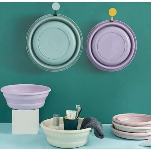 Plastic#folding basin portable wash basin folding washing bathtub bathroom kitchen accessories folding wash basin various models