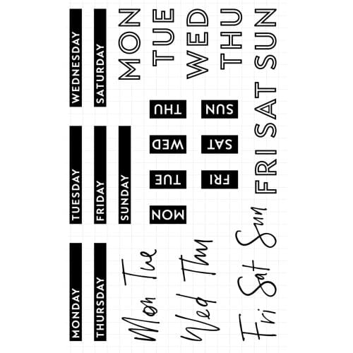 CLEAR STAMP calendar DIY Scrapbook Card album paper craft silicon rubber roller transparent stamps 125