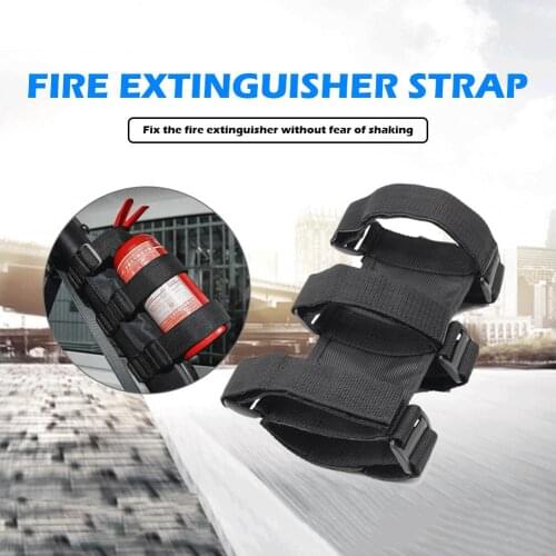 Roll Bar Fire Extinguisher Holder Belt Classic Colors and Simplicity Durable Design for Jeep Wrangler Accessories