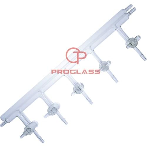 Manifold,Vacuum/Inert Gas,high vacuum hollow glass stopcocks