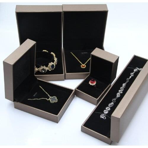 Universal Jewelry Organizer Display Case Box Portable Paper Storage Case For Jewelers Ring Necklace Bracelet Earrings Wholesale