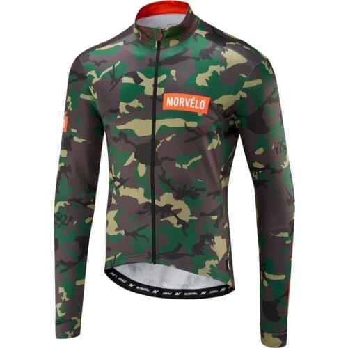 MORVELO 2018 Spring cycling clothing long sleeve cycle jersey Colorful road bike racing wear Sport shirt Camisa de ciclismo