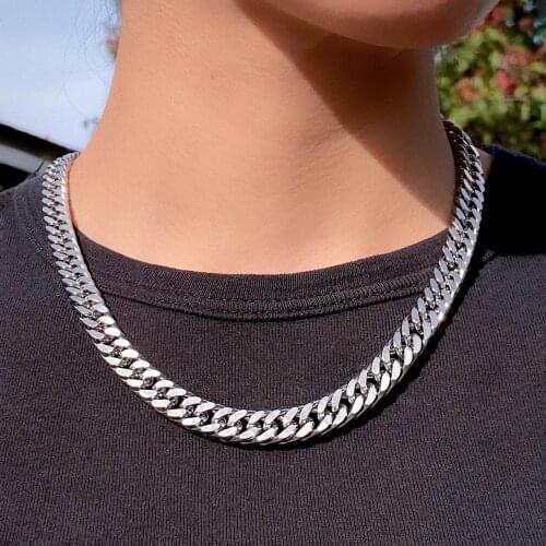 Punk Exaggerated Temperament Hip Hop Handsome Sweater Chain Female Titanium Steel Choker Cool Collar Clavicle Chain