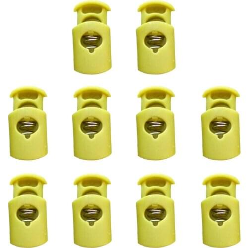 Pack Of 10pcs Barrel Cord Lock Toggle Stopper For Paracord/ Cord