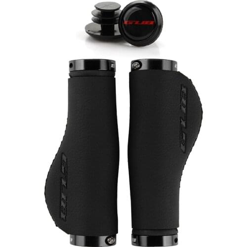 2Pcs GUB 22.2mm MTB Road Cycling Grip Skid-Proof Anti-Skid Faux Leather Grip Bicycle Mountain Bike Lock On Bicycle Handlebars