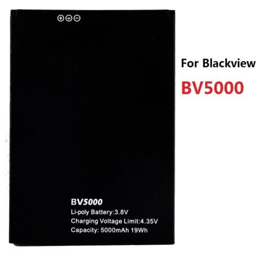For Blackview BV5000 Battery 5000mAh Batterie Bateria Accumulator AKKU High Quality