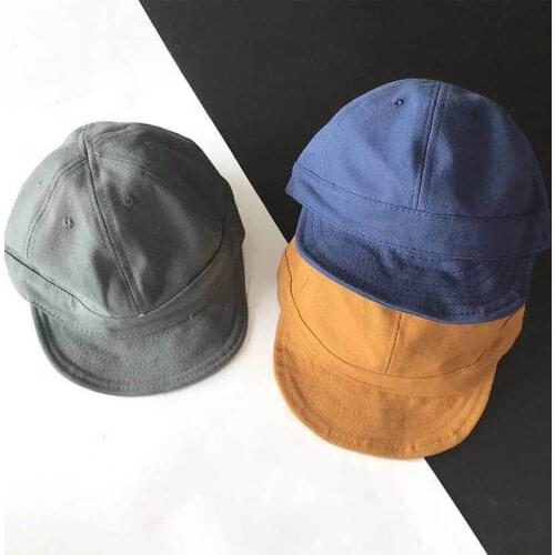 Design Vintage Snapback Baseball Caps Cotton Short Brimmed Japan Style Peaked Cap Men Soft Top Cute Baseball hats for women