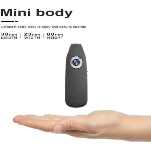Immersive Fliming Mini Body Camcorder 1080P HD Video Recorder Motion Detection