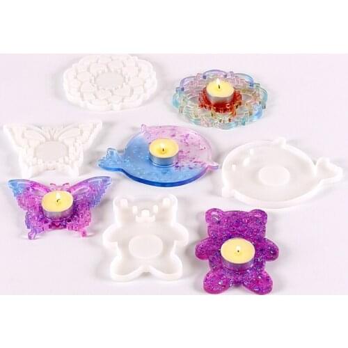 Tray Molds DIY Resin Coaster Molds Silicone Resin Tray Molds Epoxy Resin Casting Molds for DIY Casting Home Decoration