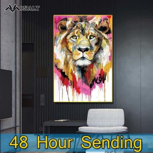 Canvas Painting Abstract Art Lion Poster and Prints HD Animal Print Picture Hoom Decor living room wall Modern oIl paintings