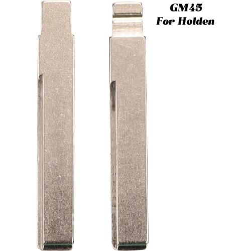 Jingyuqin 10pcs Remote Smart Car Emergency Key Blade Fob For Holden Commodore 2006-2013 Key Blade GM45 Replacement