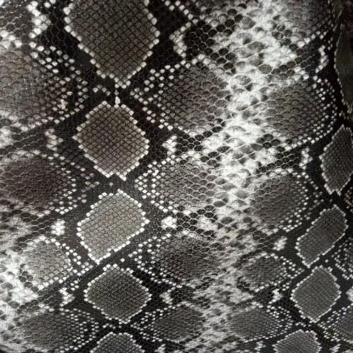 Classic Snake Embossed Genuine Cowhide Leather Fabric for Tote/Handbag/Shoes ,Free Shipping