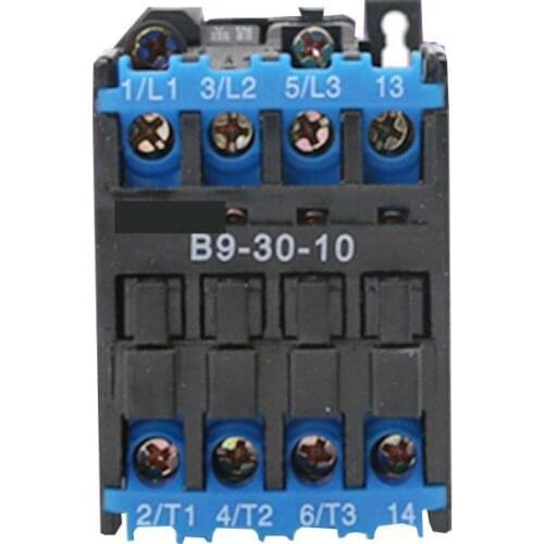 AC contactor CJX8-B9-30-10/01 24V 36V 48V 110V 220V 380V 50/60Hz 9A пускатель магнитный 220В Mounting Rail sliver contacteur