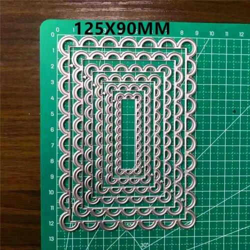 125x90mm Irregularity Metal Cutting Dies diy LACE Dies photo album cutting dies Scrapbooking Stencil Die Cuts Card Making