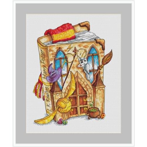 TD Mouse avatar Counted Cross Stitch Kit Cross stitch RS cotton with cross stitch Magic Book