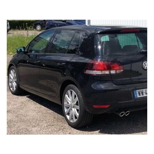 2pcs Accessories Exhaust Tip Muffler Pipes Auto Car Muffler Covers for VW Tiguan 2011 2012 2013 2014 2015for Audi A3 A1