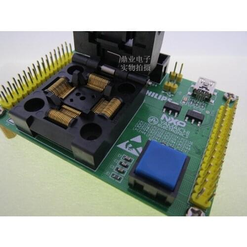 Original NXP IC Test Seat LPC2136 LPC2138 LPC2129 Burning Programm LQFP64 Socket Adapte