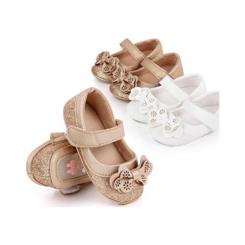 Autumn Infant Baby Boy Soft Sole PU Leather First Walkers Crib Bow Shoes 0-18 Months Baby Moccasins Shoes