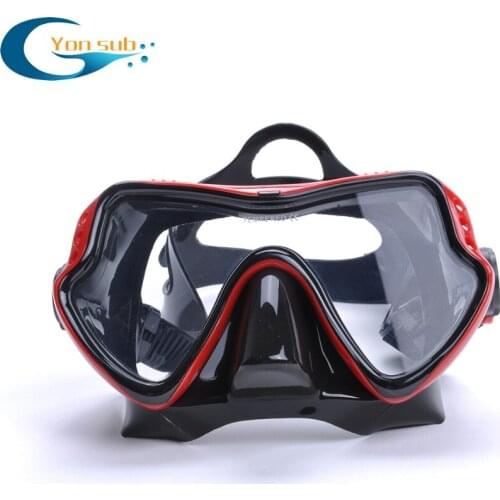 Yonsub Professional Scuba Diving Mask Snorkel Anti-Fog Goggles Glasses Swimming Snorkel Set Fishing Pool Equipment four colors