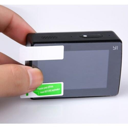 Scratch Resistant Protective LCD Display Screen Film + Lens Film For Xiaomi Yi Xiaoyi 2 4K Action Camera Accessories