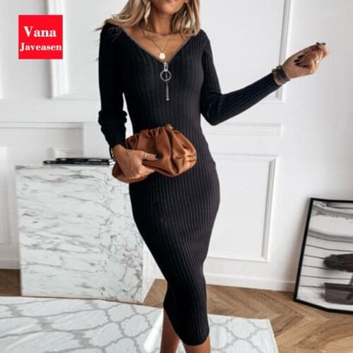Vana Javeasen Fashionable Knitted Dresses