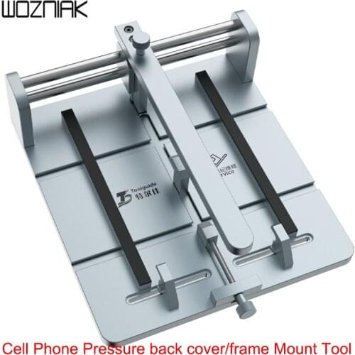 Toolguid Cell Phone Pressure back cover/frame Mount Tool For Iphone Samsung Huawei Correction Fixture Repair Mobile Phone Clamp