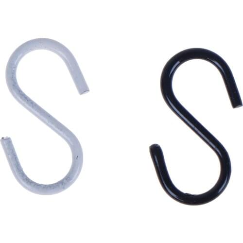 10Pcs 1/12 Dollhouse Mini S Hooks Connectors Key Chain DIY Crafts Dolls House Accessories