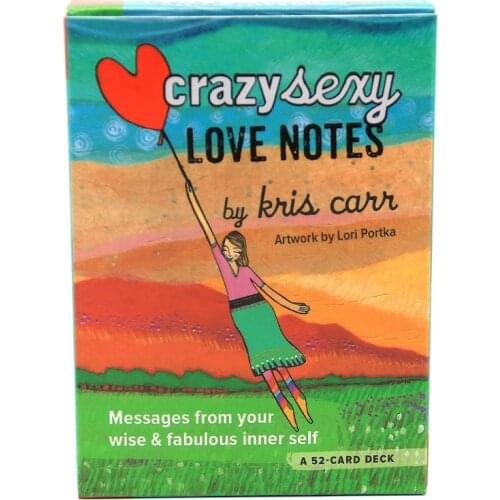 77HC 52 Cards Deck Crazy Sexy Love Notes Tarot Full English Board Game Oracle Cards