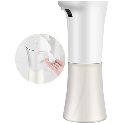 Automatic Foam Soap Dispenser 300ml Touchless Infrared Sensor Bathroom Washroom Soap Dispenser Hotel Office Hand Washer Portable