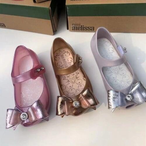 Melissa diamand childrens shoes Kids princess Jelly shoes 2020 new summer sandals Baby PVC candy single Beach shoes HMI023