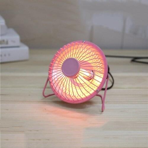 Electric heating warmer 6-inch Mini Home Heater Infrared Portable Electric Air Heater Warm Fan Desktop for Winter Household
