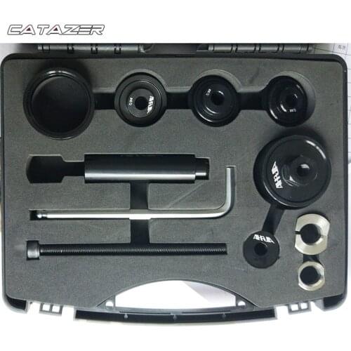 Bicycle Static Press-in Center Axle Mounting and Disassembly Tool Center Axle BAKCET BOTTOM BB Install and Remove Tool Set