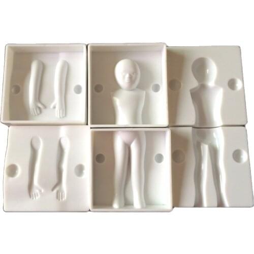Fondant Cake Decorating Tools 3D People Shaped Cake Figure Mold Decorating Mould For Creating Girls D805