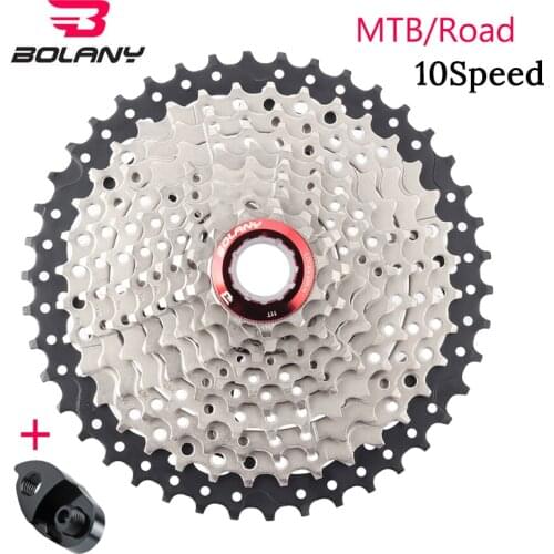 BOLANY MTB cassette 10 speed Road Bike cassete 10 velocidade 11-40/42/46/50T Sprocket Derailleur Fit Shimano/SRAM