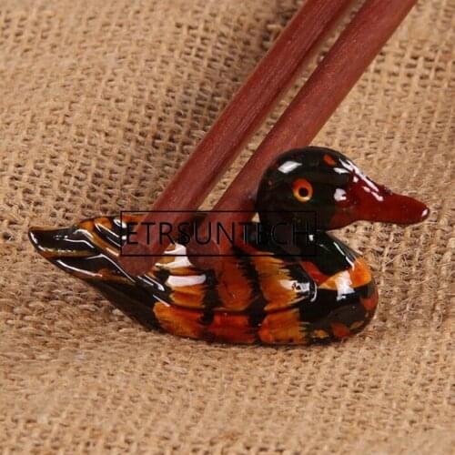 Lovely Duck Shaped Resin Chopsticks Holder Yuanyang Chopsticks Rest For Wedding Party Decoration 1000pcs