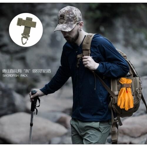 Multipurpose Gloves Hook Military Fan Outdoor Tactical Gloves Climbing Rope Storage Buckle Adjust Camping Glove Hanging Buckle