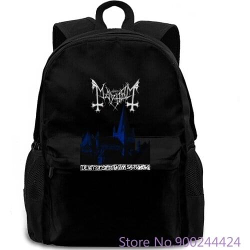 Authentic Mayhem De Mysteriis Dom Sathanas Album Cover M L Xl 2xl New Casual Man Mens backpack
