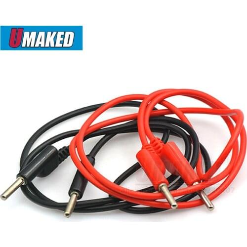 High temperature resistant test line 1 Meter The silicone line+4 mm banana plug