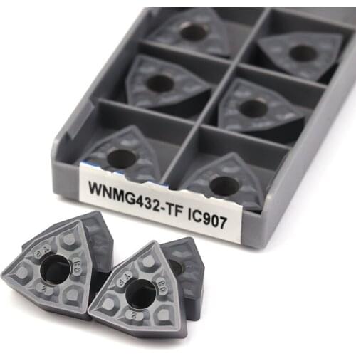WNMG080404 TF IC908 External Turning Tools Carbide insert WNMG 080404 Lathe cutter Tool of Lathe tool turning insert