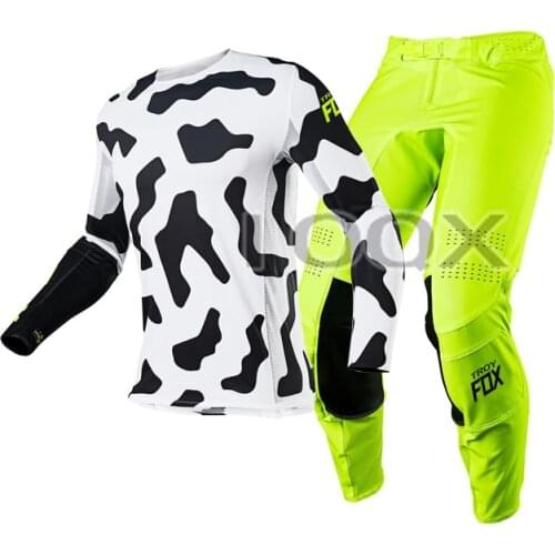 2021 Troy Fox Flexair PSYCOSIS 360 Jersey Pants Motocross Motorbike Spiderwebs Gear Set Mens Racing Suit