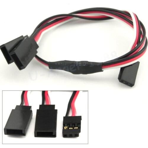 50pcs/lot 500mm 300MM Servo Y Extension Lead Wire Cable for RC Futaba JR Servo Part