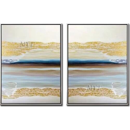 Landscape Abstract Oil Painting Modern Wall Art Living Room No Frame Picture Home Decoration Painting 100% Handmade Unframe