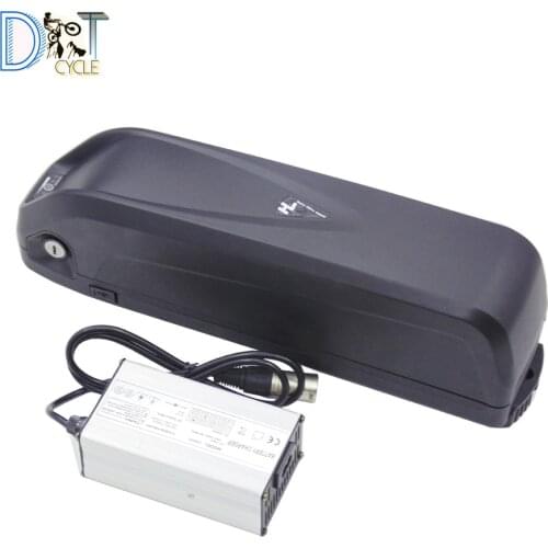 Booster e-bike 500W 750W 1000W 48V 16Ah 52V 17.5Ah 36V 20Ah Hailong jumbo shark down tube Lithium ion battery pack with charger