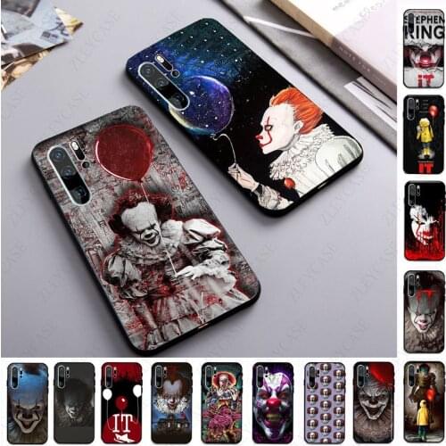 Stephen kings it Pennywise The Clown Horror Phone Cover For huawei p30lite p20lite p40lite p10 psmart mate20lite p40pro case