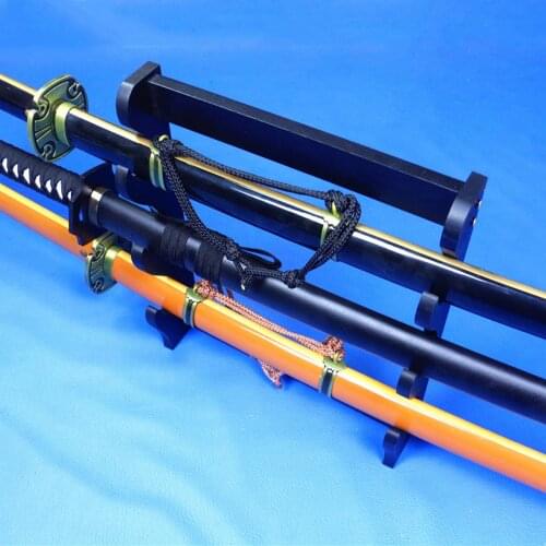 Samurai Sword Holder Wooden Single-layer Double-layer Three-layer Exhibition Knife Longquan Sword Rack Display Swing Stand Decor
