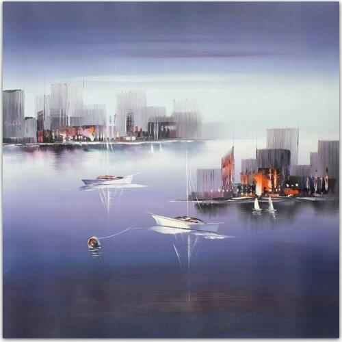 DONGMEI OIL PAINTING Hand painted oil painting Home Decoration painting Seascape pictures art painting DM-1903287