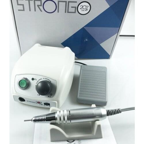 Strong 207B 65W Electric Nail Drill Control Box 35k 45k Handpiece Strong 210 Manicure Pedicure Nail Drill Apparatus for Tool